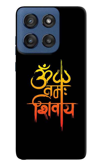 Om Namah Shivay Moto Edge 60 Stylus Back Cover