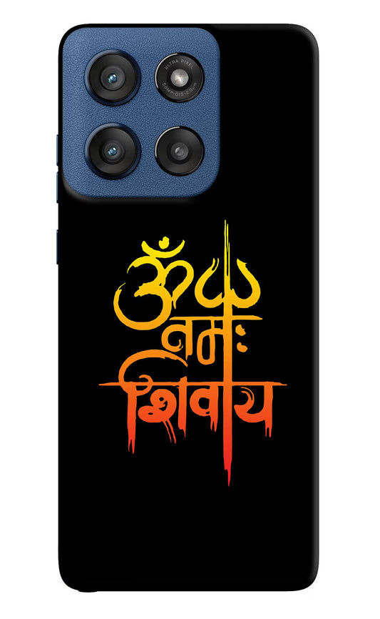 Om Namah Shivay Moto Edge 60 Stylus Back Cover