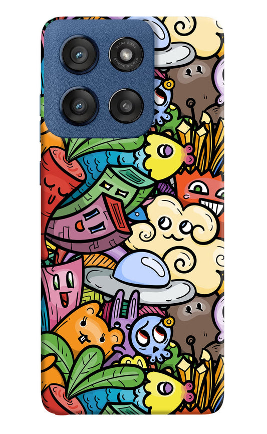 Veggie Doodle Moto Edge 60 Stylus Back Cover