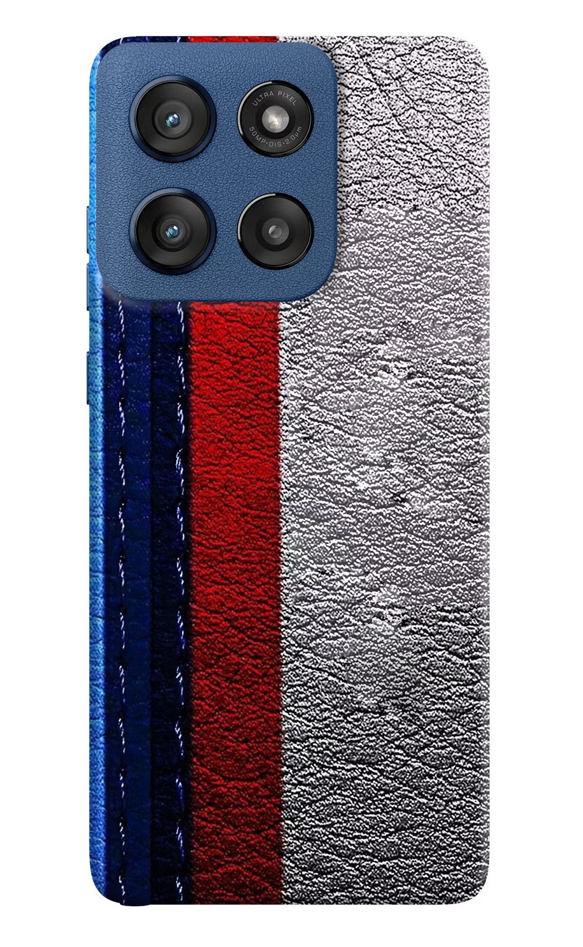 BMW Stripes Moto Edge 60 Stylus Back Cover