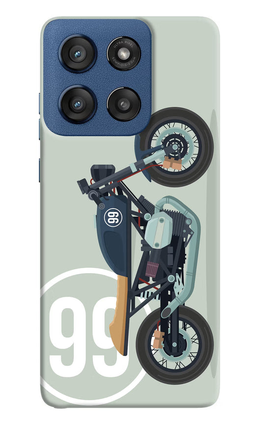 Classic Cafe Racer 99 Moto Edge 60 Stylus Back Cover