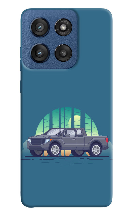 Retro Garage Vibe Moto Edge 60 Stylus Back Cover