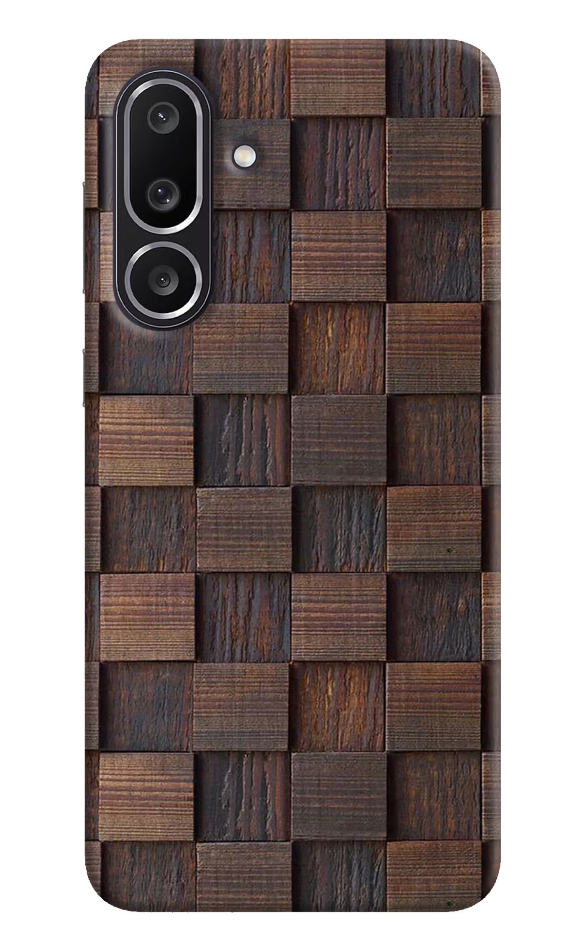 Wooden Cube Design Samsung M56 5G Back Cover