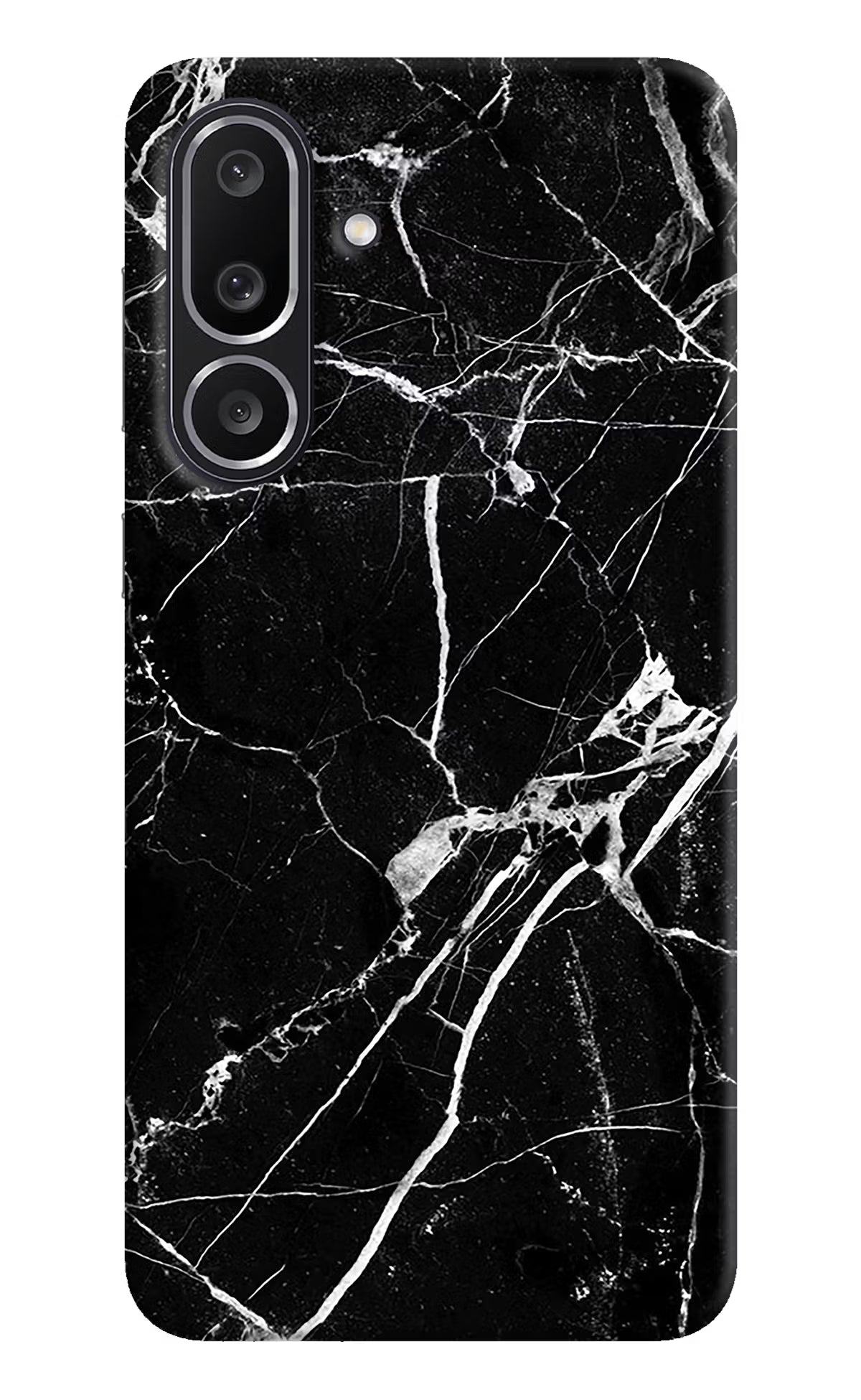 Black Marble Pattern Samsung M56 5G Back Cover