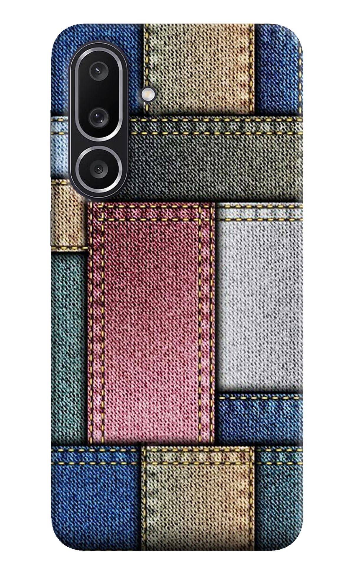 Multicolor Jeans Samsung M56 5G Back Cover