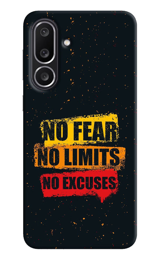 No Fear No Limits No Excuse Samsung M56 5G Back Cover