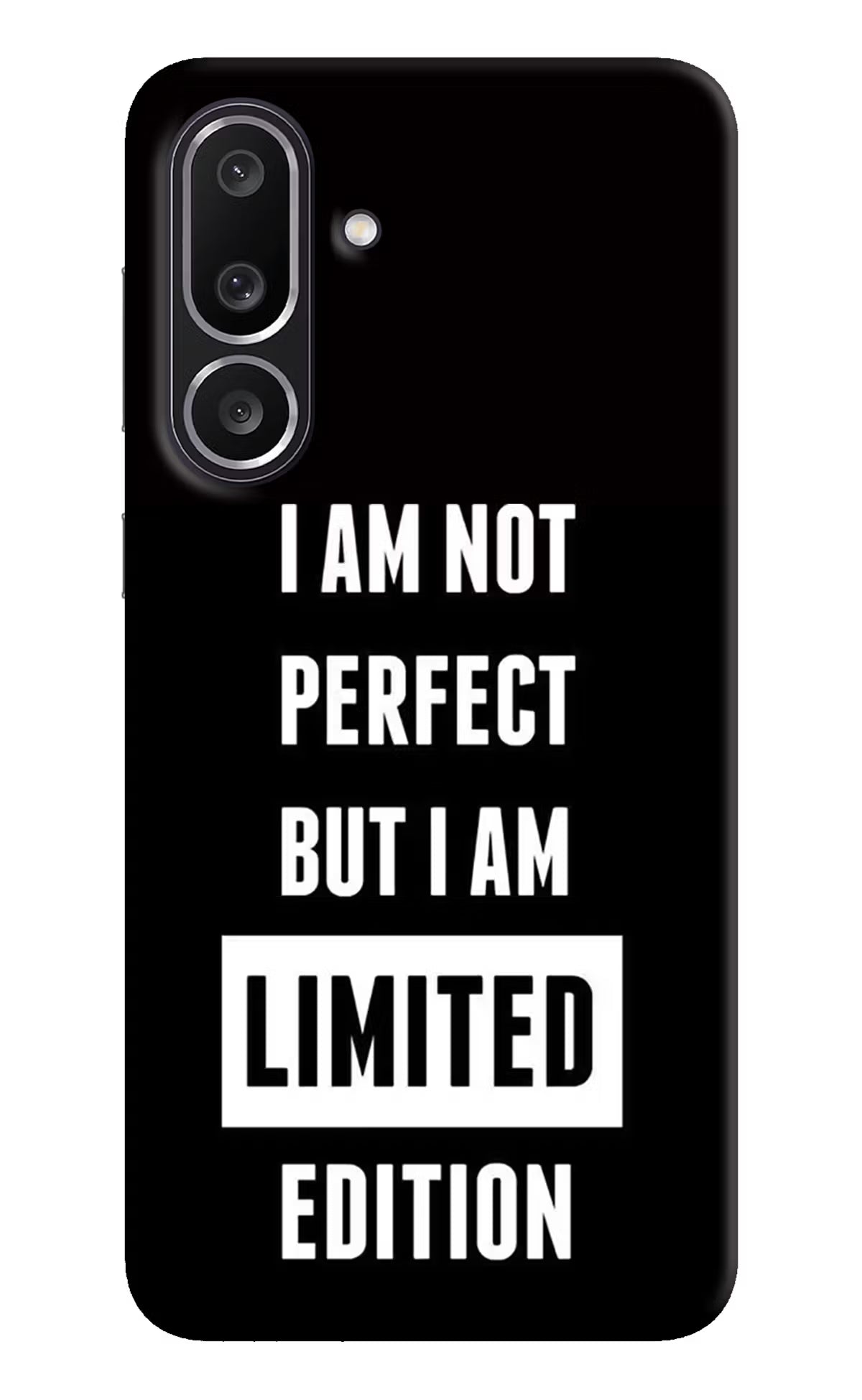 I Am Not Perfect But I Am Limited Edition Samsung M56 5G Back Cover