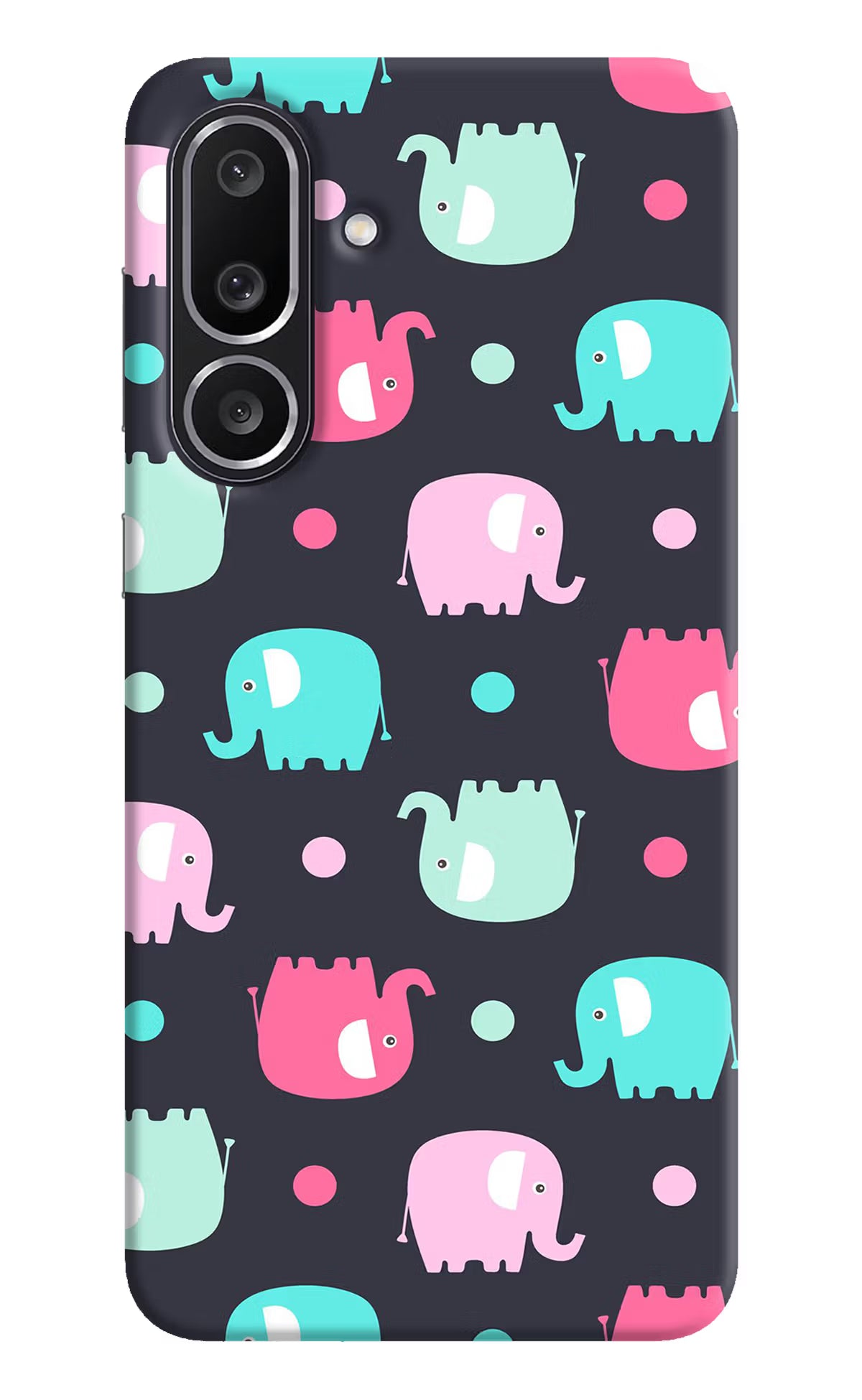 Elephants Samsung M56 5G Back Cover