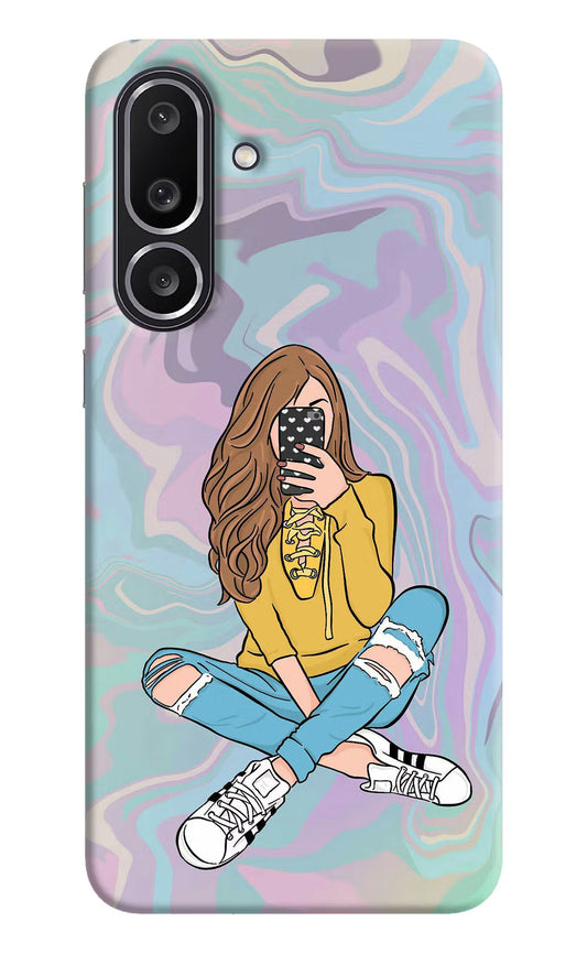 Selfie Girl Samsung M56 5G Back Cover