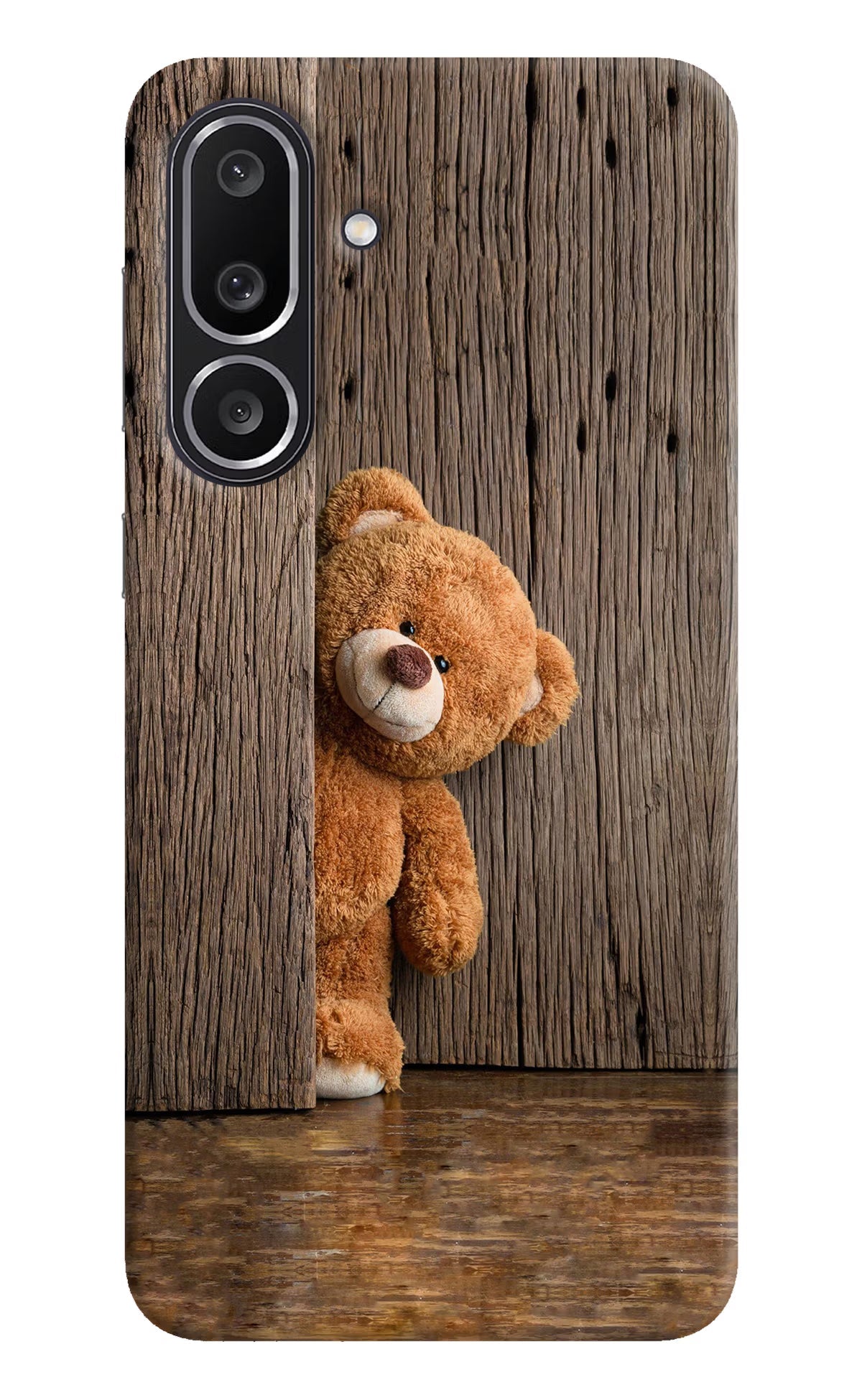 Teddy Wooden Samsung M56 5G Back Cover