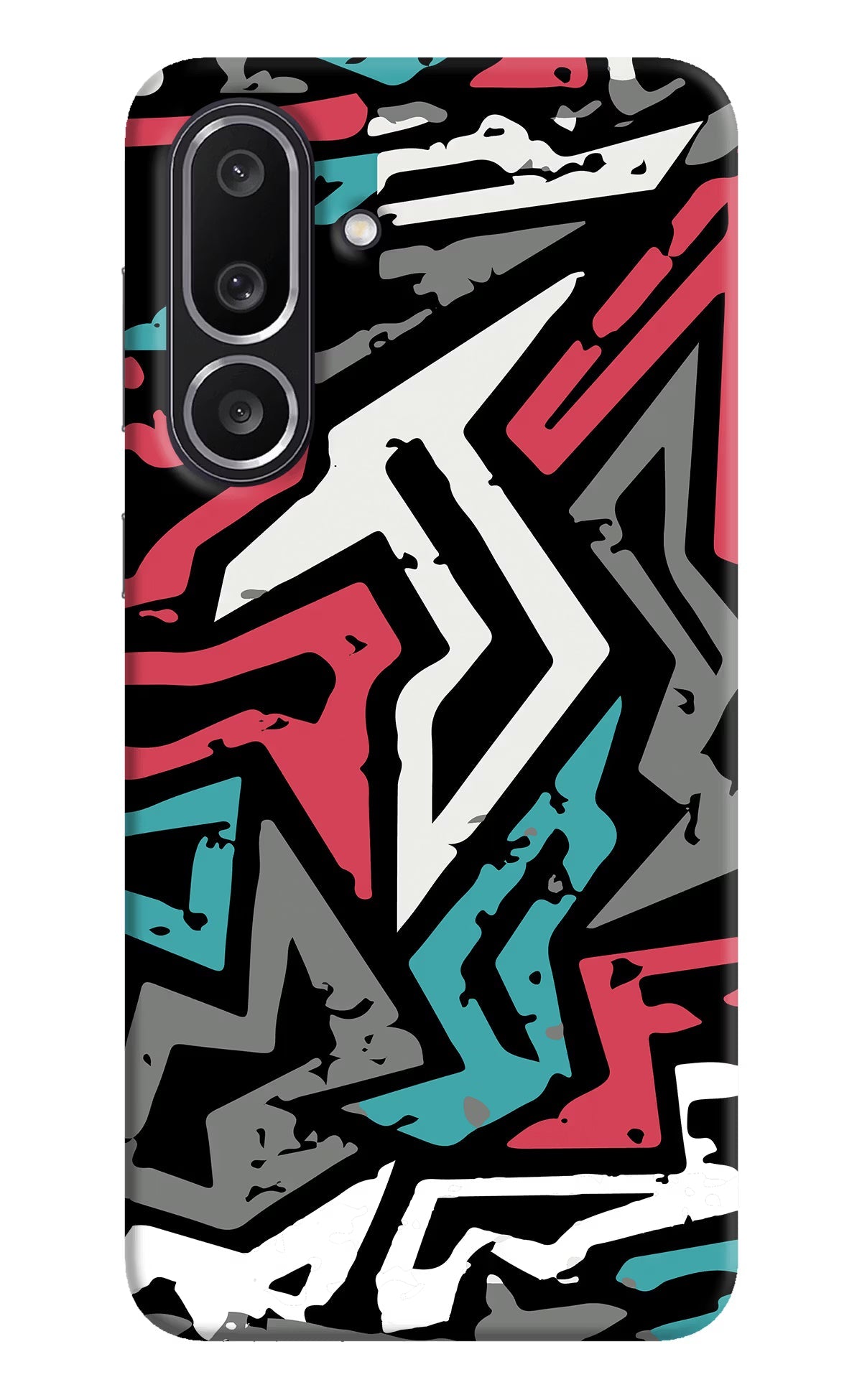 Geometric Graffiti Samsung M56 5G Back Cover
