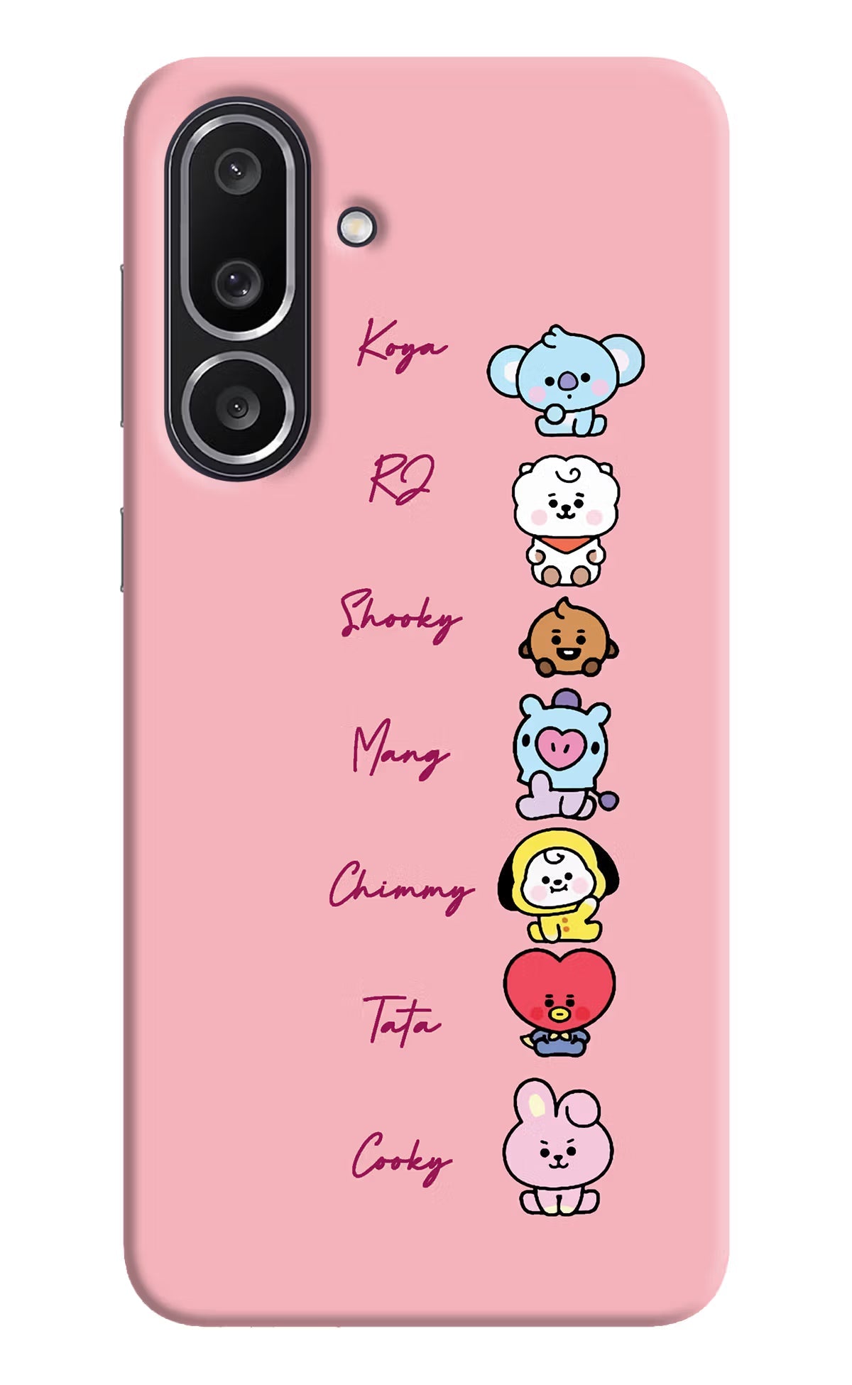 BTS names Samsung M56 5G Back Cover