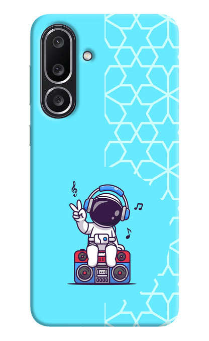 Cute Astronaut Chilling Samsung M56 5G Back Cover
