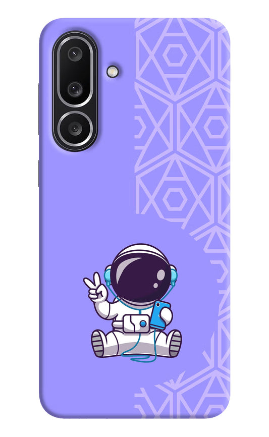 Cute Astronaut Chilling Samsung M56 5G Back Cover