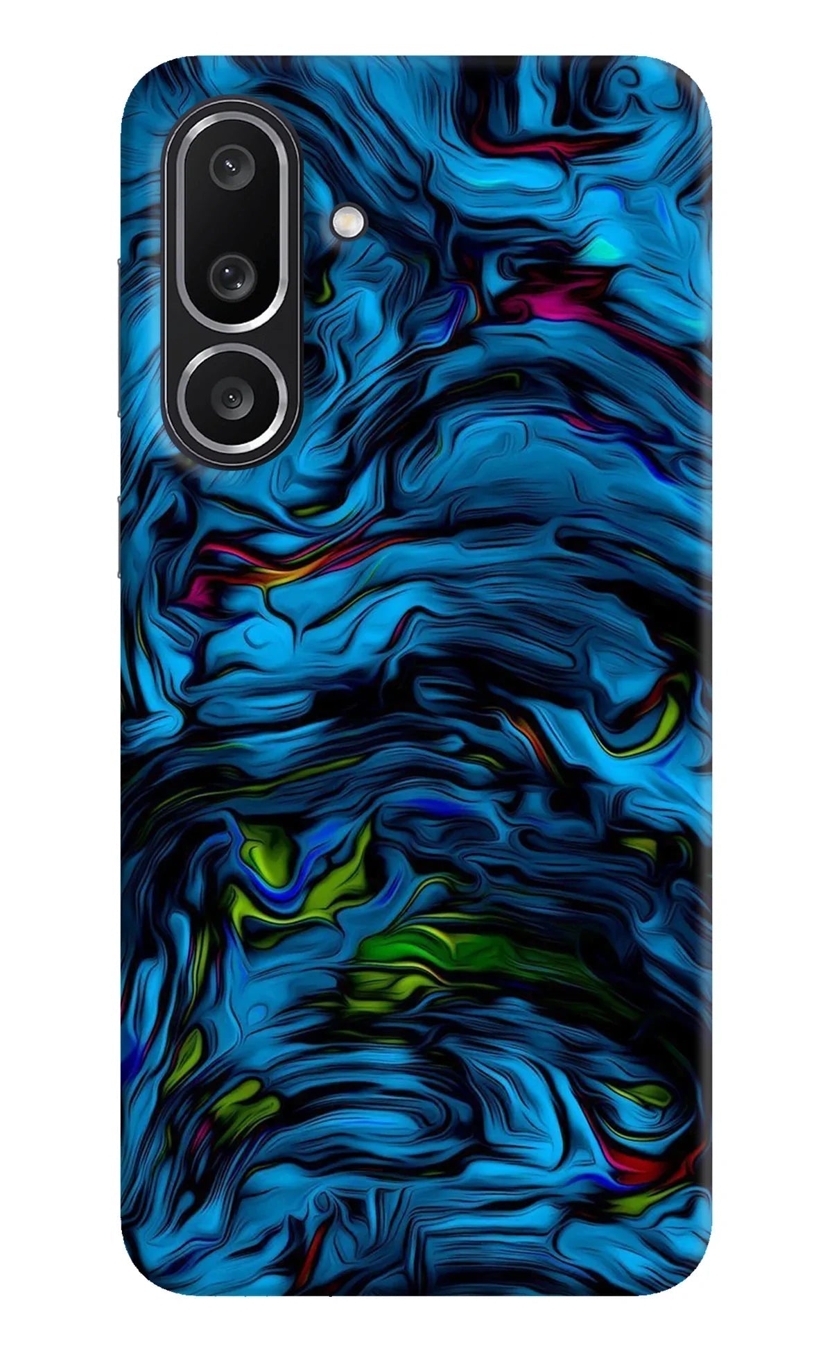 Dark Blue Abstract Samsung M56 5G Back Cover