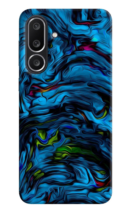 Dark Blue Abstract Samsung M56 5G Back Cover