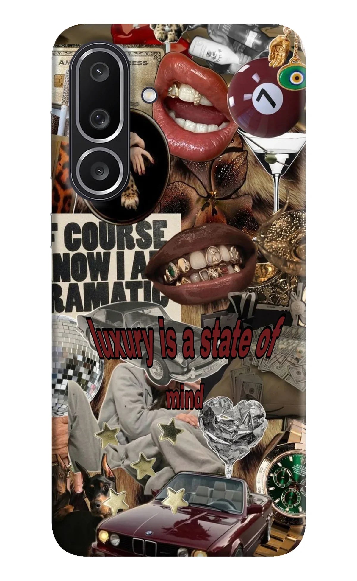 Luxury Samsung M56 5G Back Cover