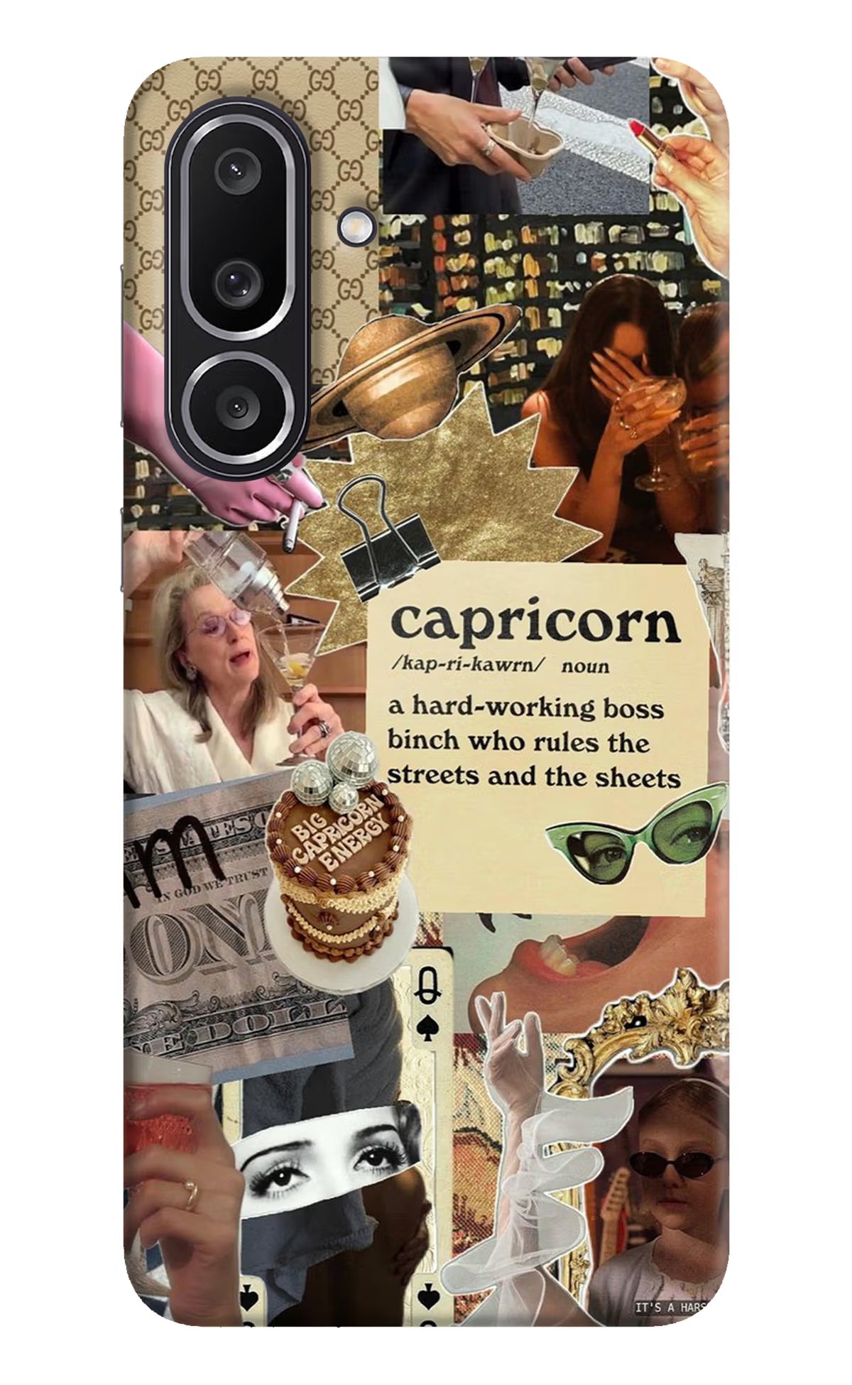 Capricorn Zodiac Samsung M56 5G Back Cover