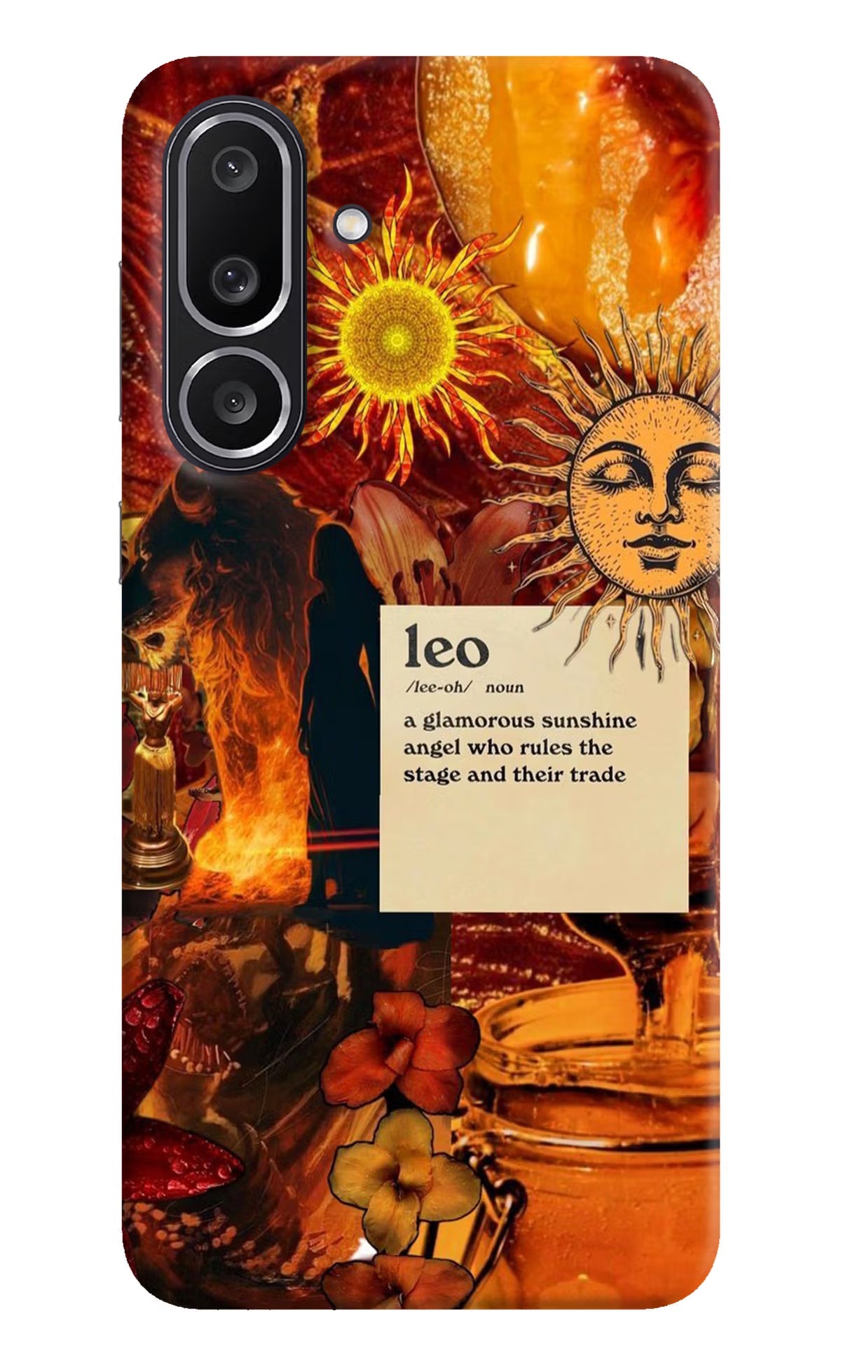 Leo Zodiac Samsung M56 5G Back Cover