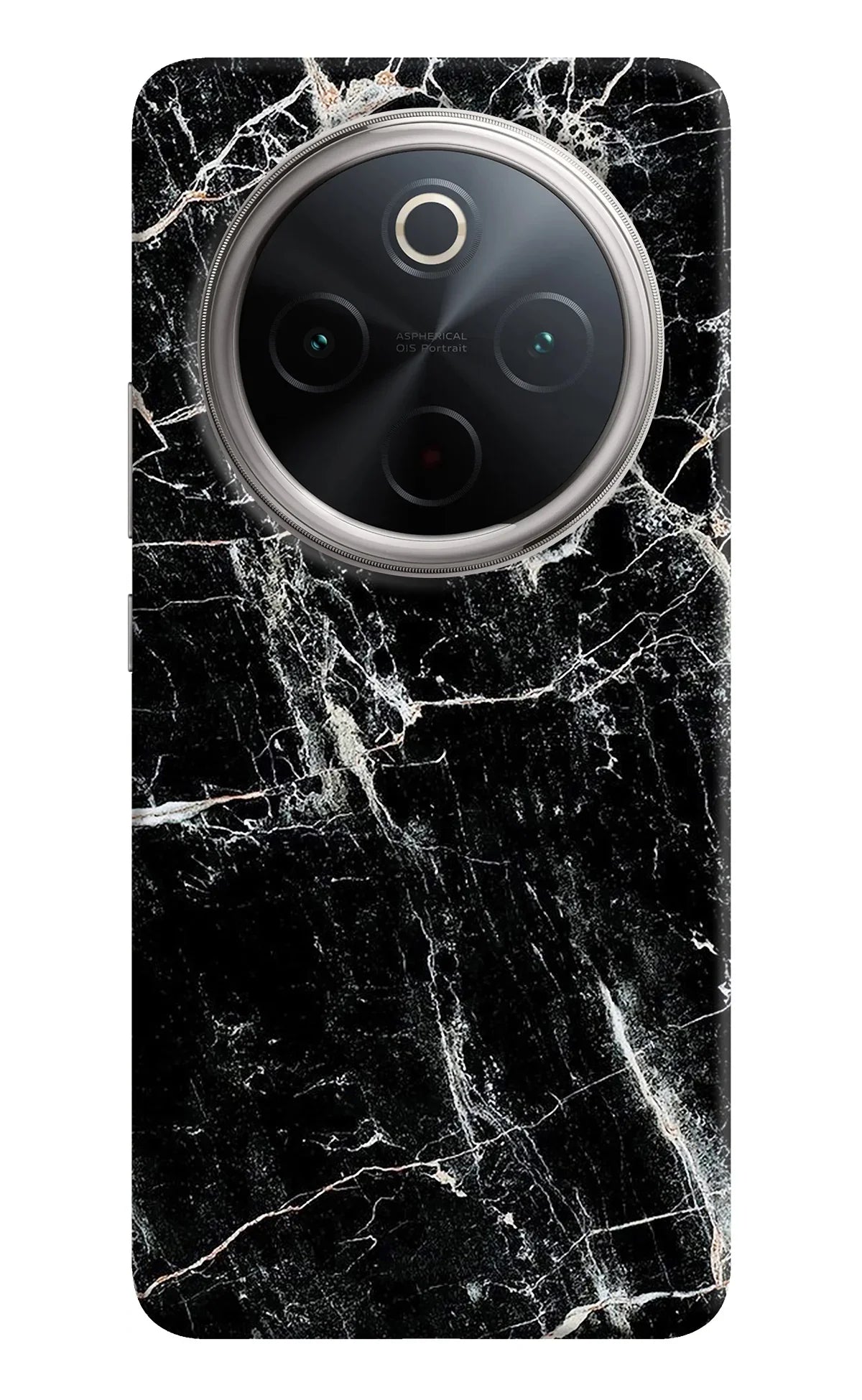 Black Marble Texture Vivo T4 5G Back Cover
