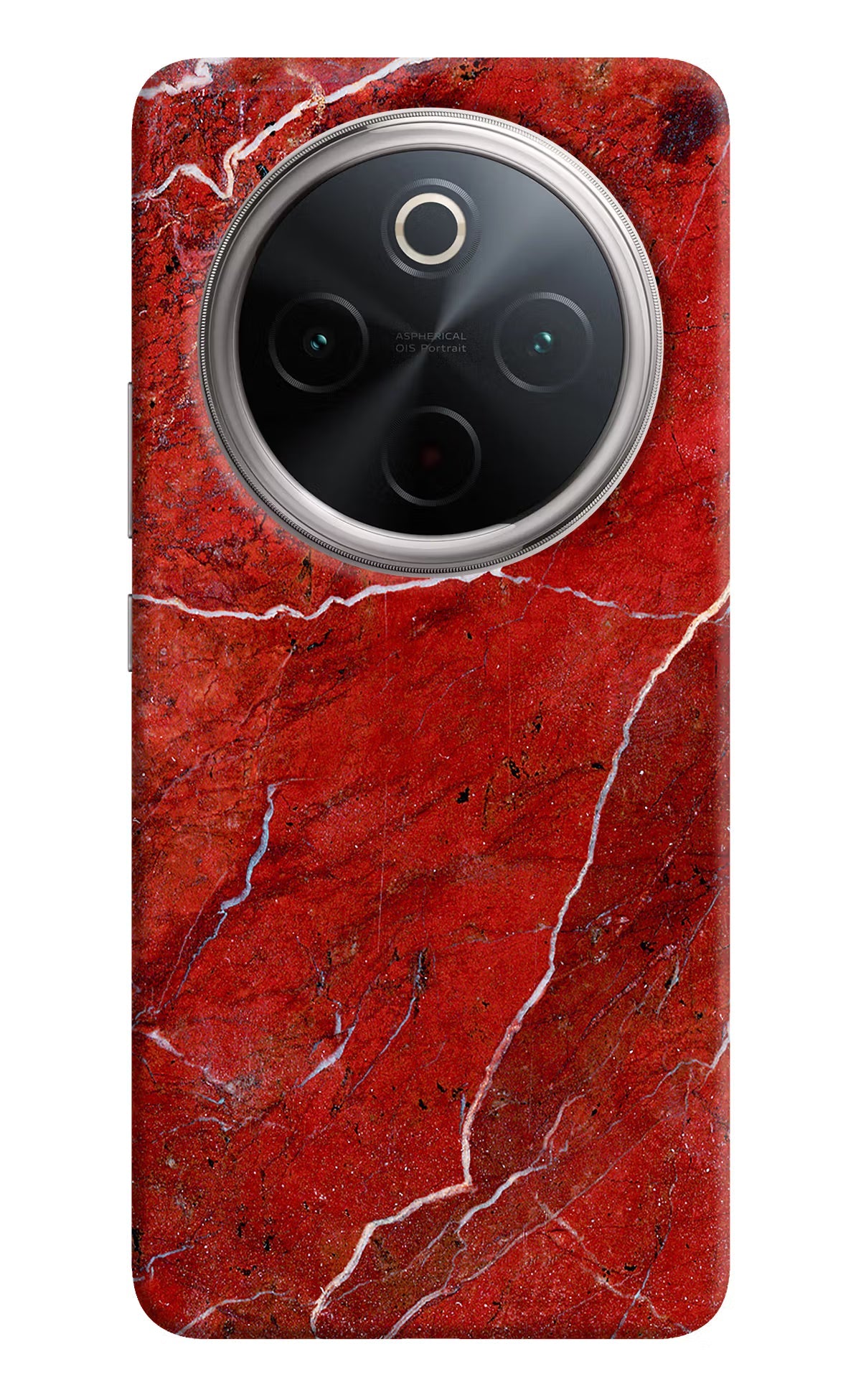 Red Marble Design Vivo T4 5G Back Cover