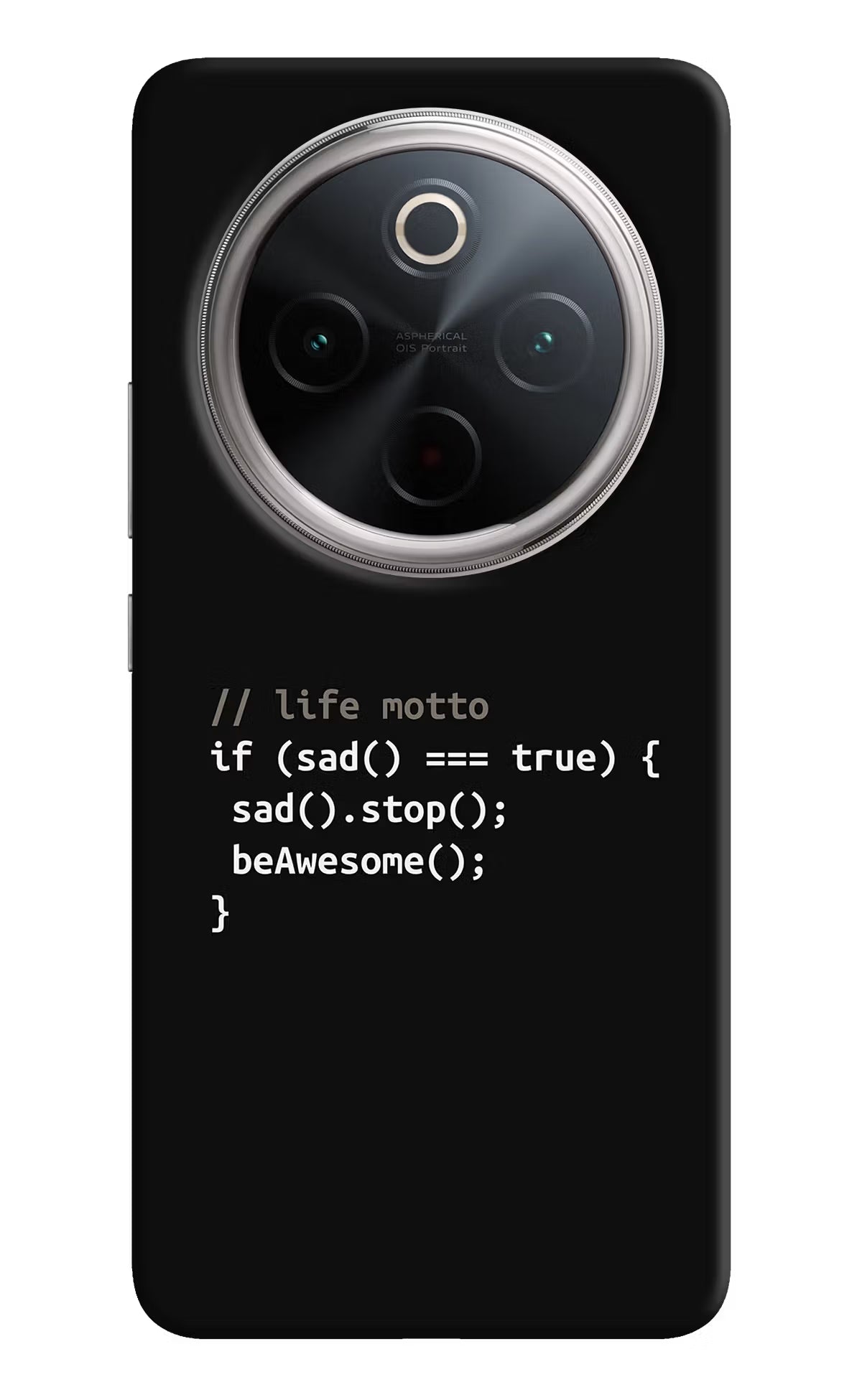 Life Motto Code Vivo T4 5G Back Cover