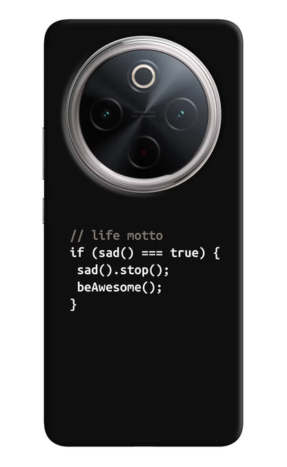 Life Motto Code Vivo T4 5G Back Cover