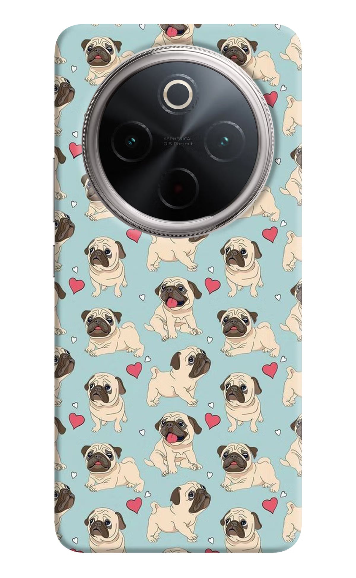 Pug Dog Vivo T4 5G Back Cover