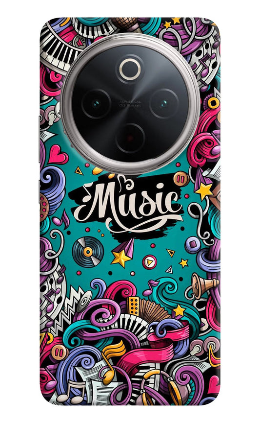 Music Graffiti Vivo T4 5G Back Cover