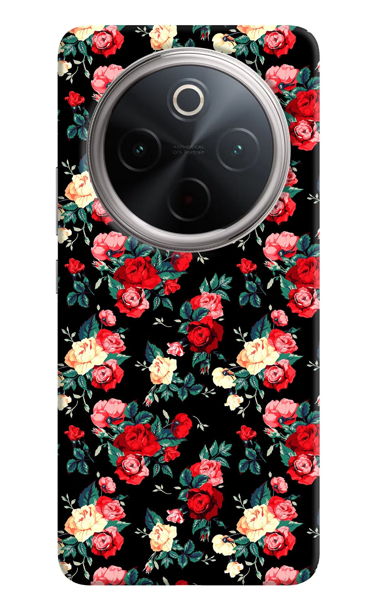 Rose Pattern Vivo T4 5G Back Cover