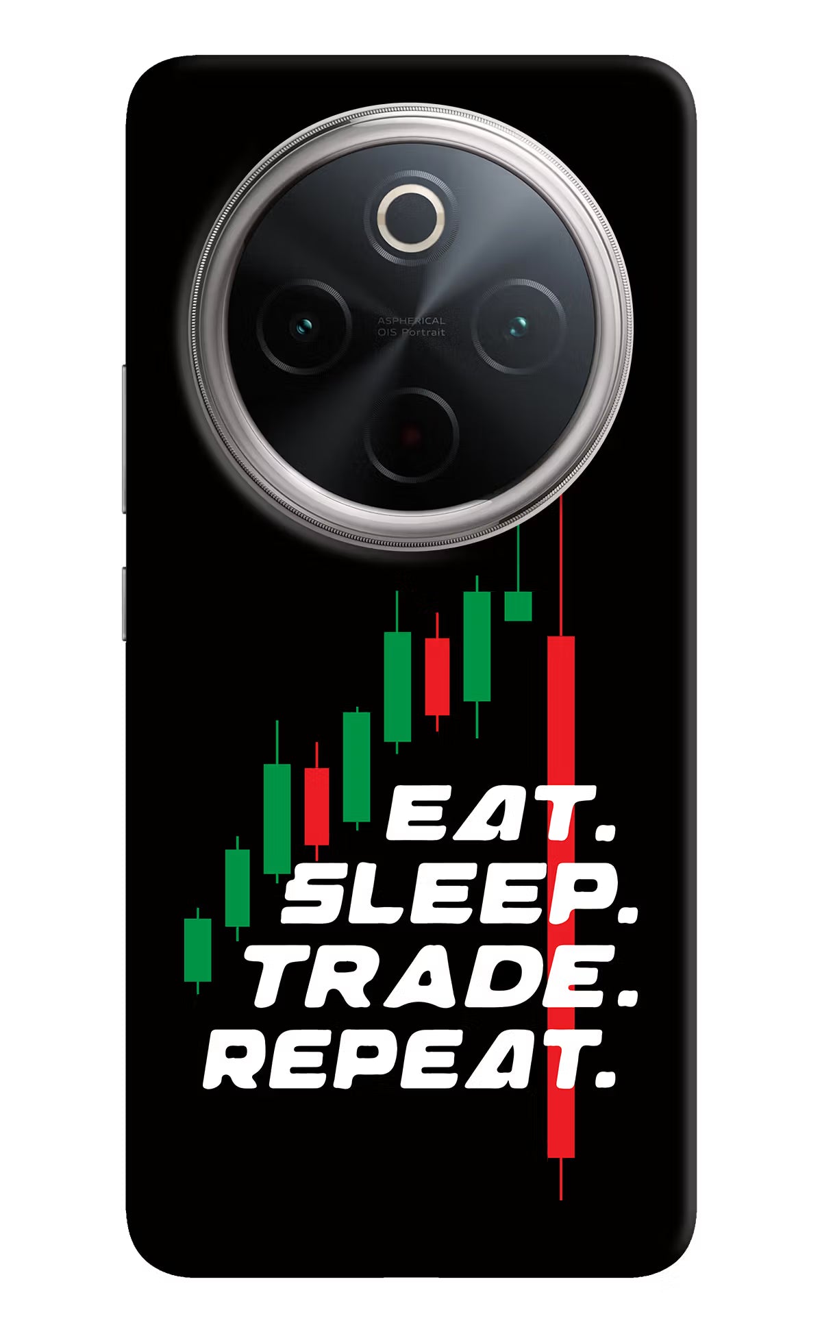 Eat Sleep Trade Repeat Vivo T4 5G Back Cover