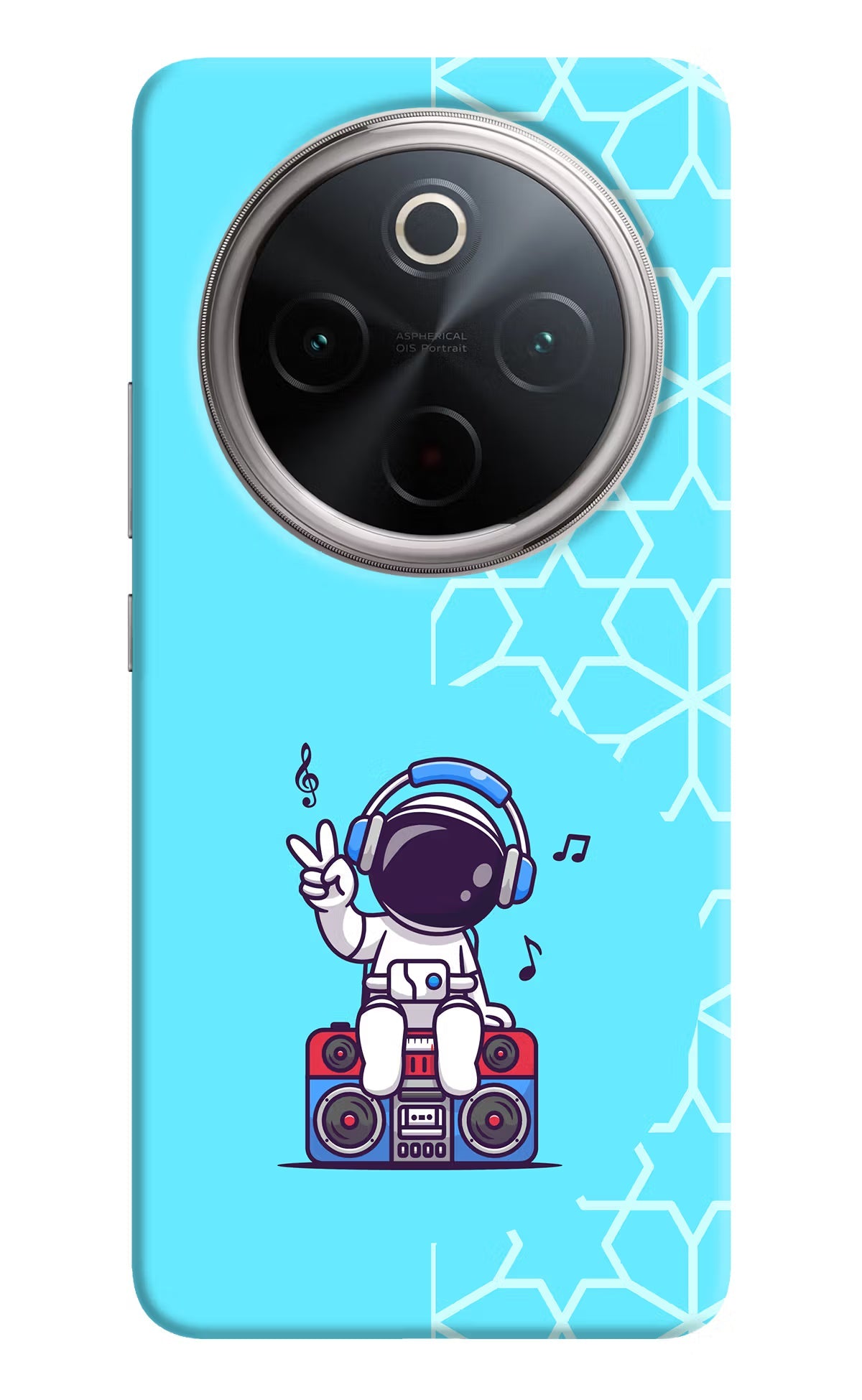 Cute Astronaut Chilling Vivo T4 5G Back Cover