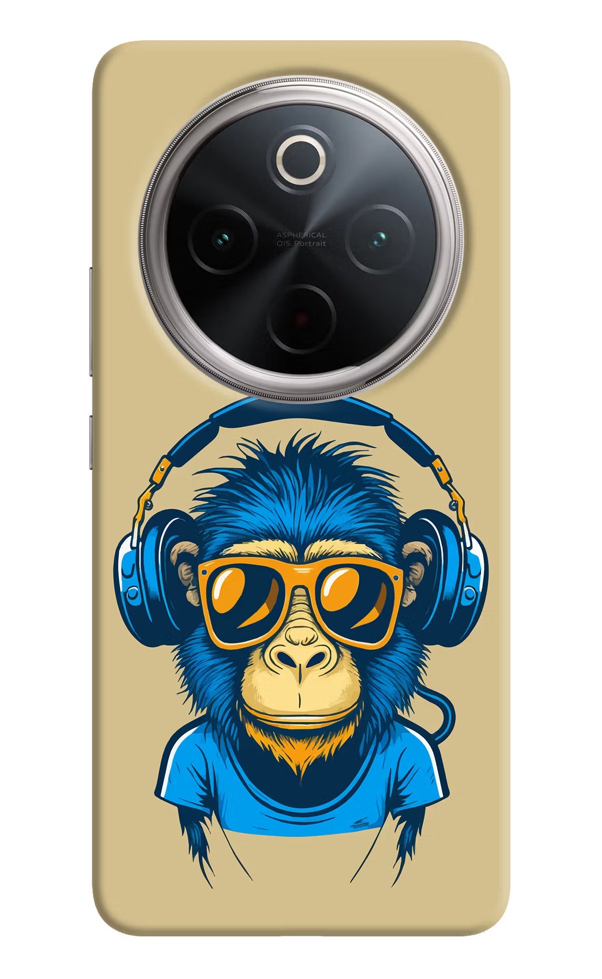 Monkey Headphone Vivo T4 5G Back Cover