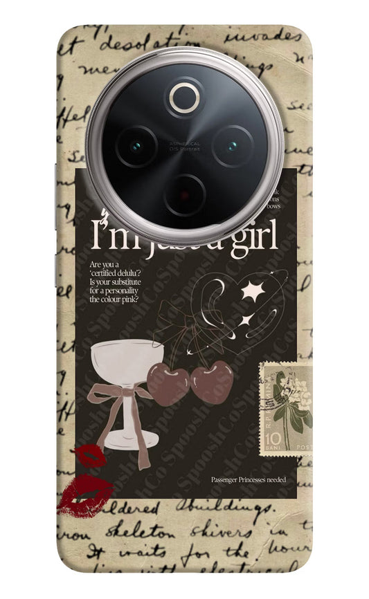 I am just a girl Vivo T4 5G Back Cover