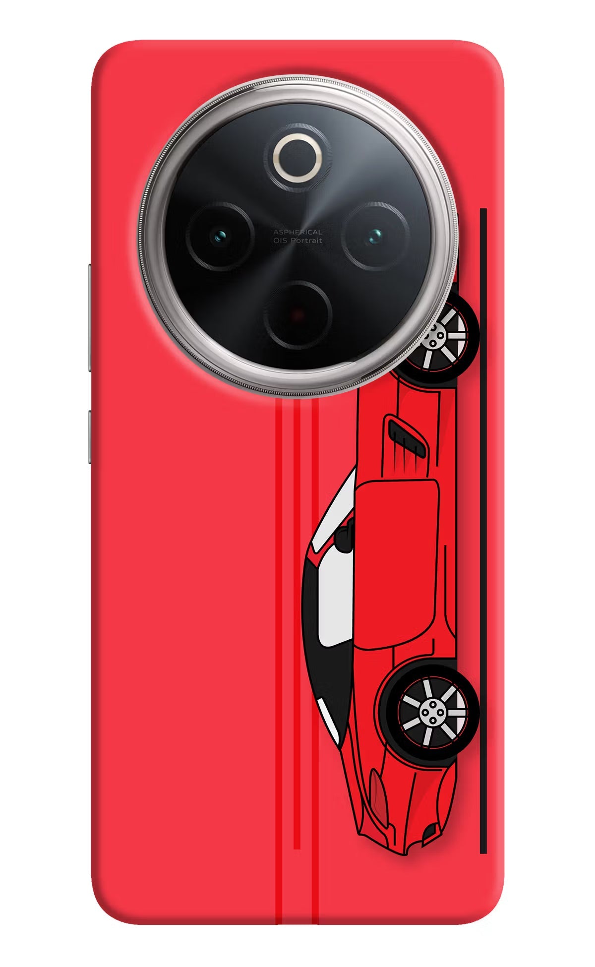 Red Velocity Vivo T4 5G Back Cover
