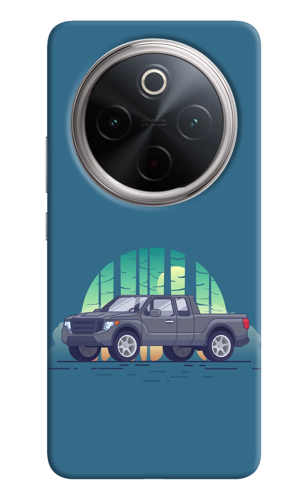 Retro Garage Vibe Vivo T4 5G Back Cover