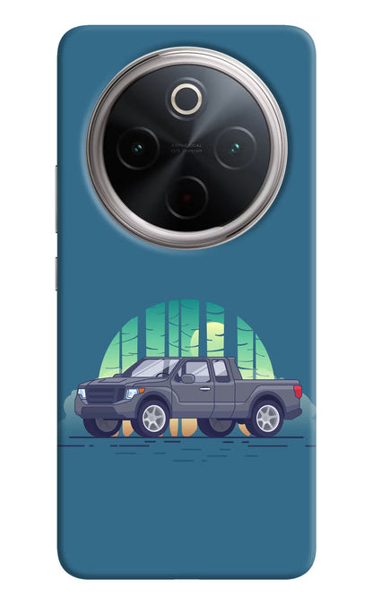 Retro Garage Vibe Vivo T4 5G Back Cover
