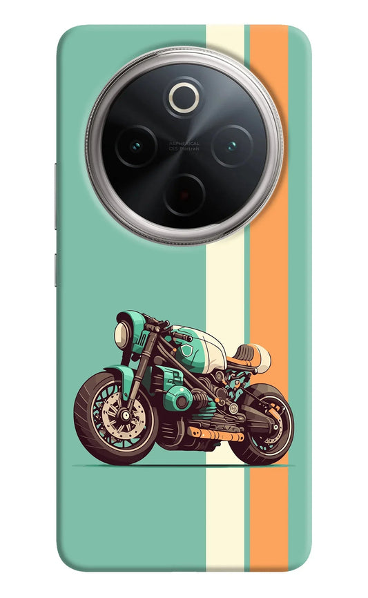 Striped Moto Drift Vivo T4 5G Back Cover