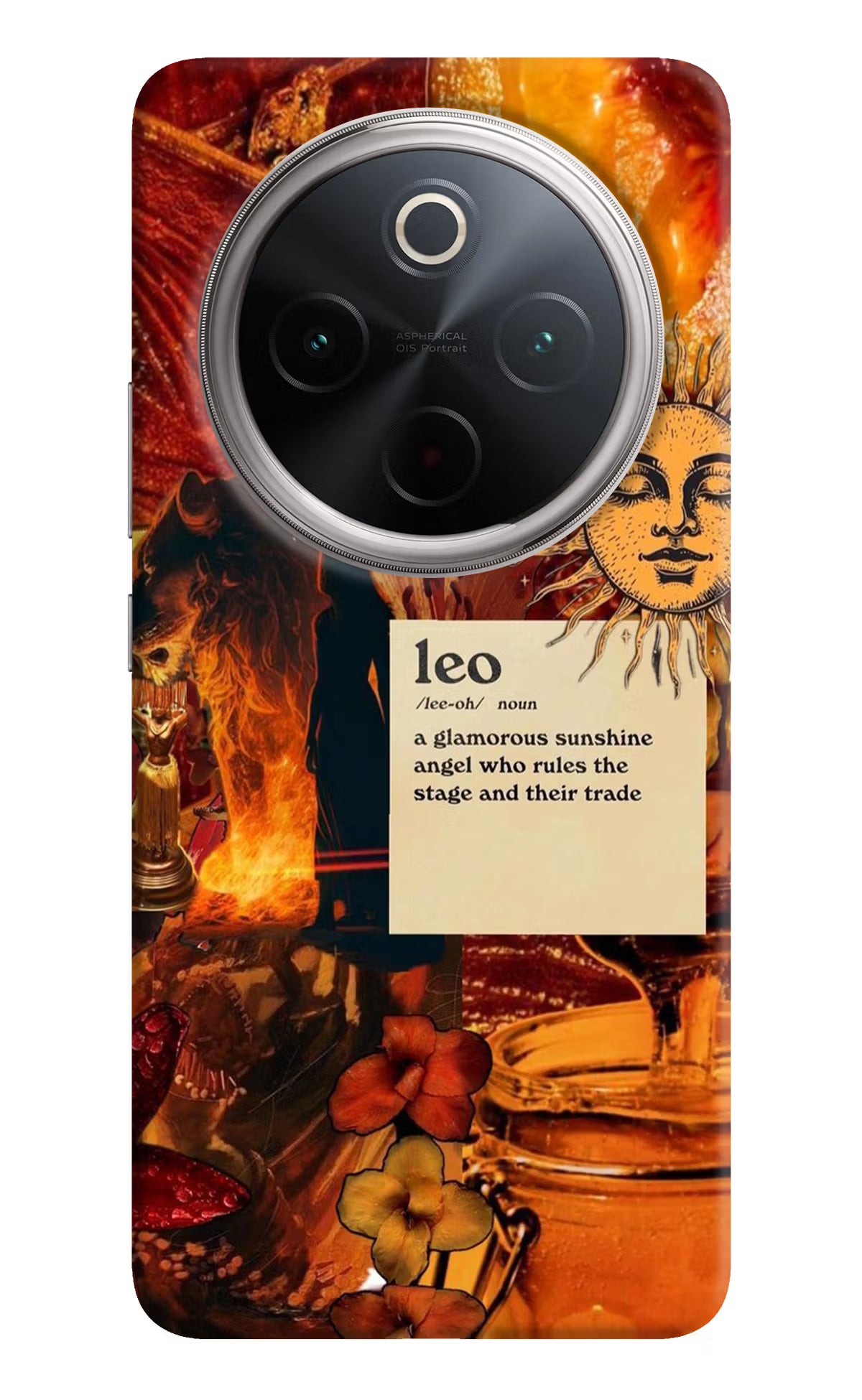 Leo Zodiac Vivo T4 5G Back Cover