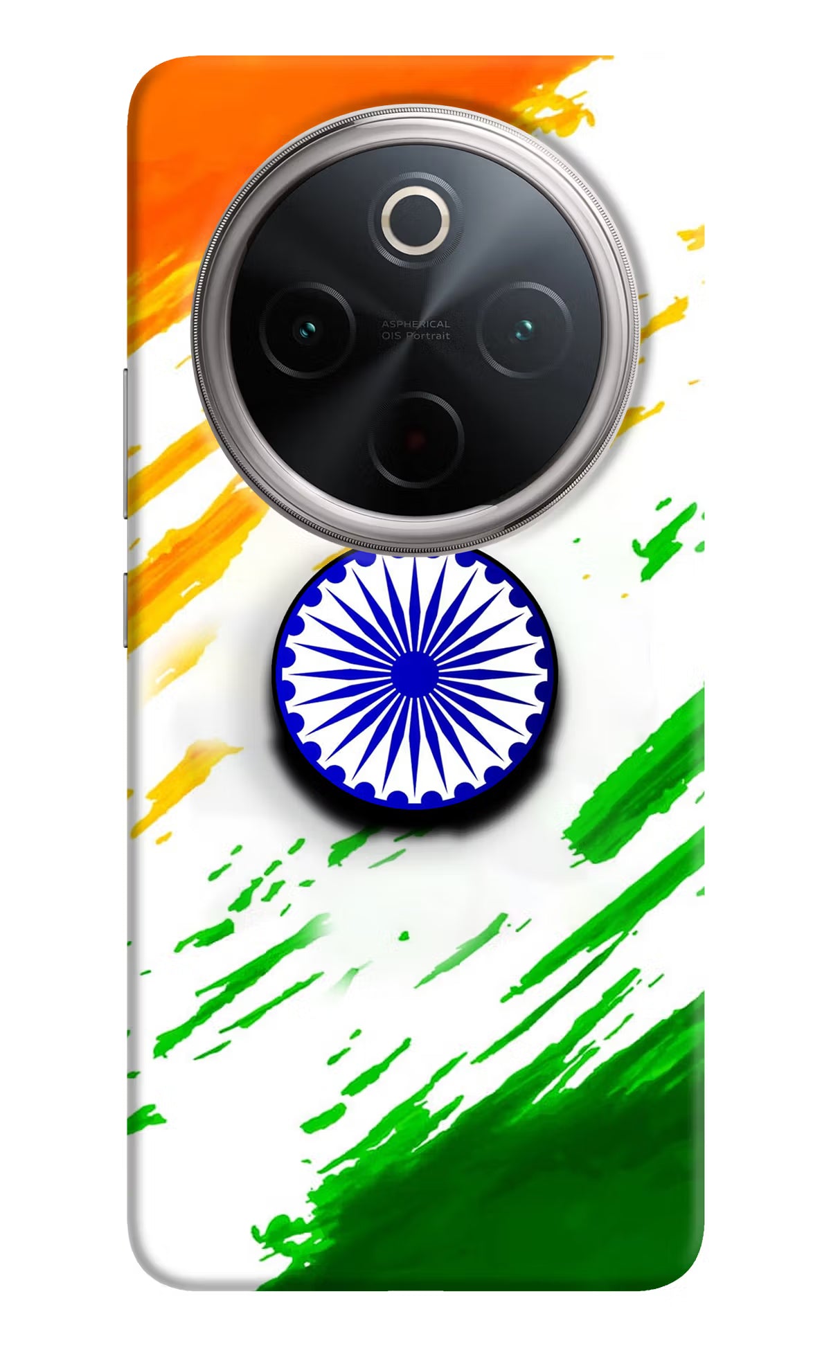 Indian Flag Ashoka Chakra Vivo T4 5G Pop Case