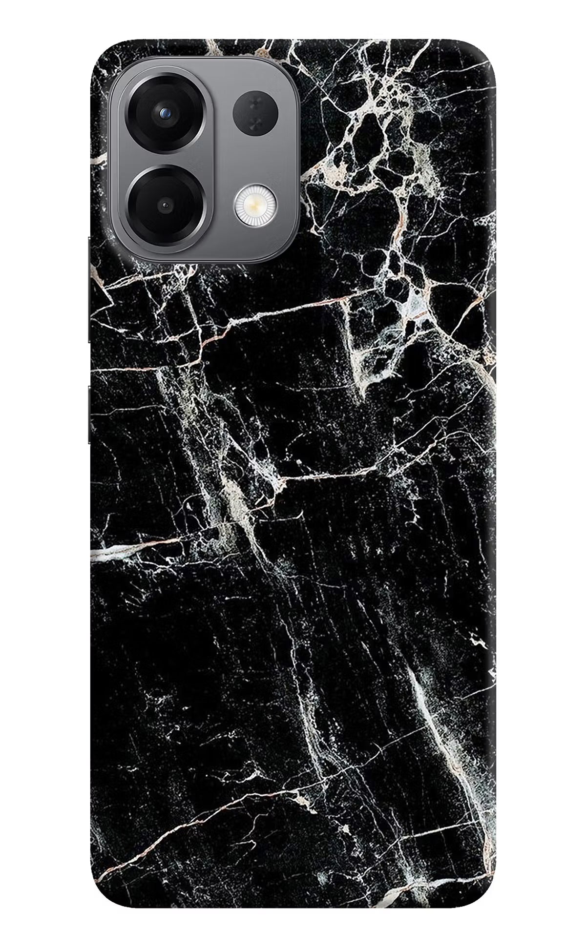 Black Marble Texture Oppo K13 5G Back Cover