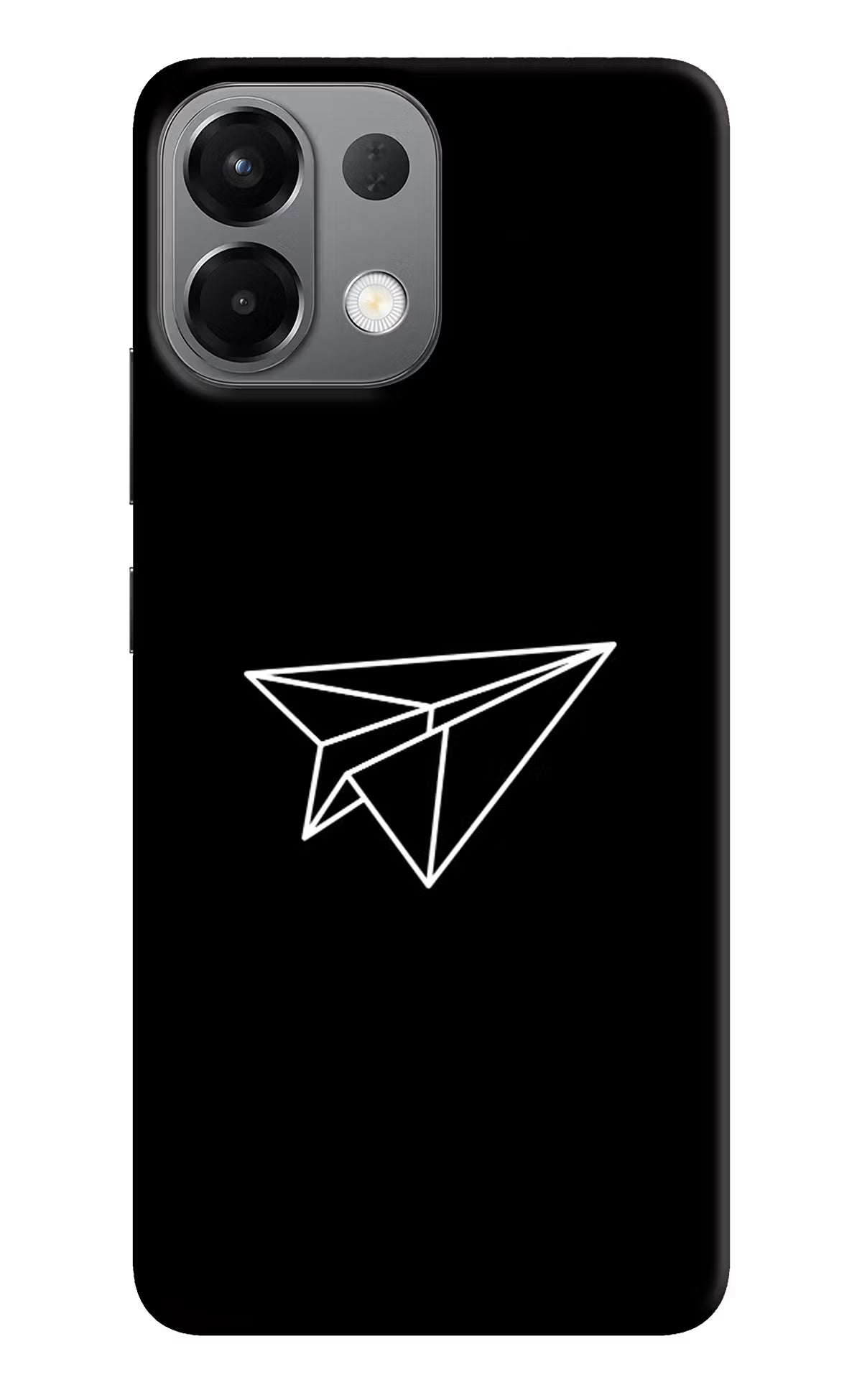 Paper Plane White Oppo K13 5G Back Cover