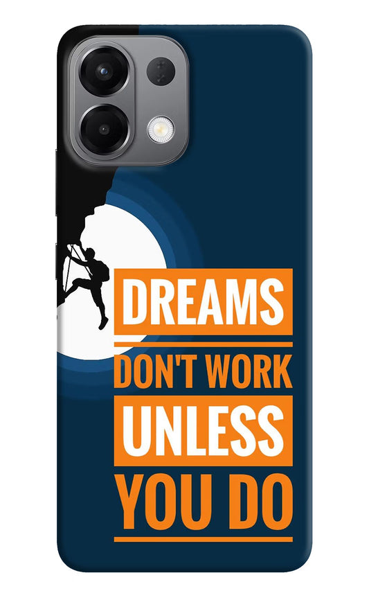 Dreams Don’T Work Unless You Do Oppo K13 5G Back Cover