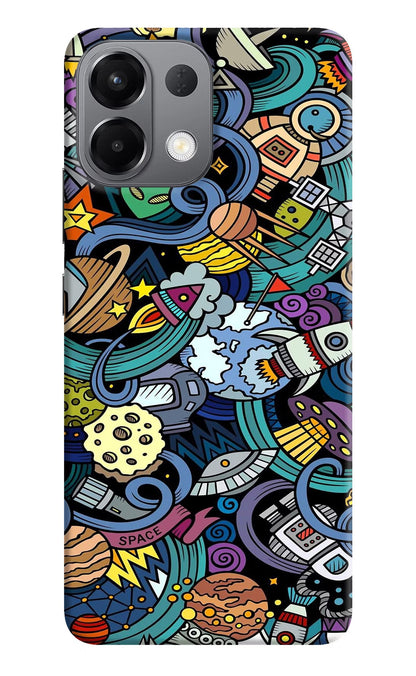 Space Abstract Oppo K13 5G Back Cover