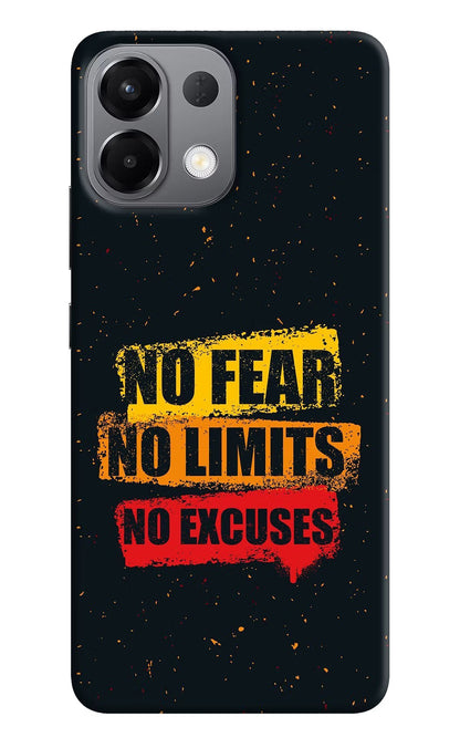 No Fear No Limits No Excuse Oppo K13 5G Back Cover