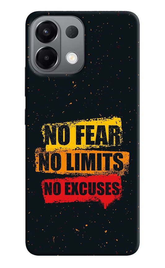 No Fear No Limits No Excuse Oppo K13 5G Back Cover