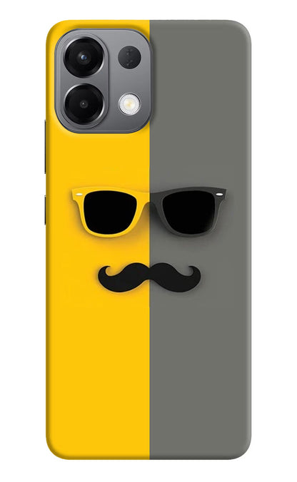 Sunglasses with Mustache Oppo K13 5G Back Cover