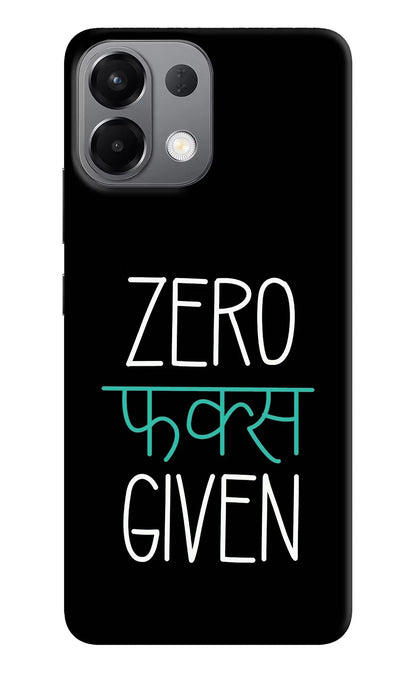 Zero Fucks Given Oppo K13 5G Back Cover