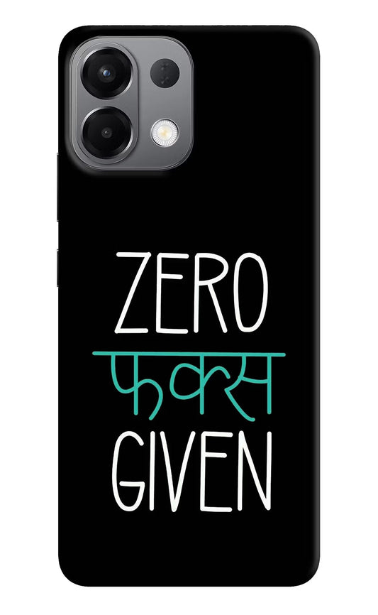 Zero Fucks Given Oppo K13 5G Back Cover