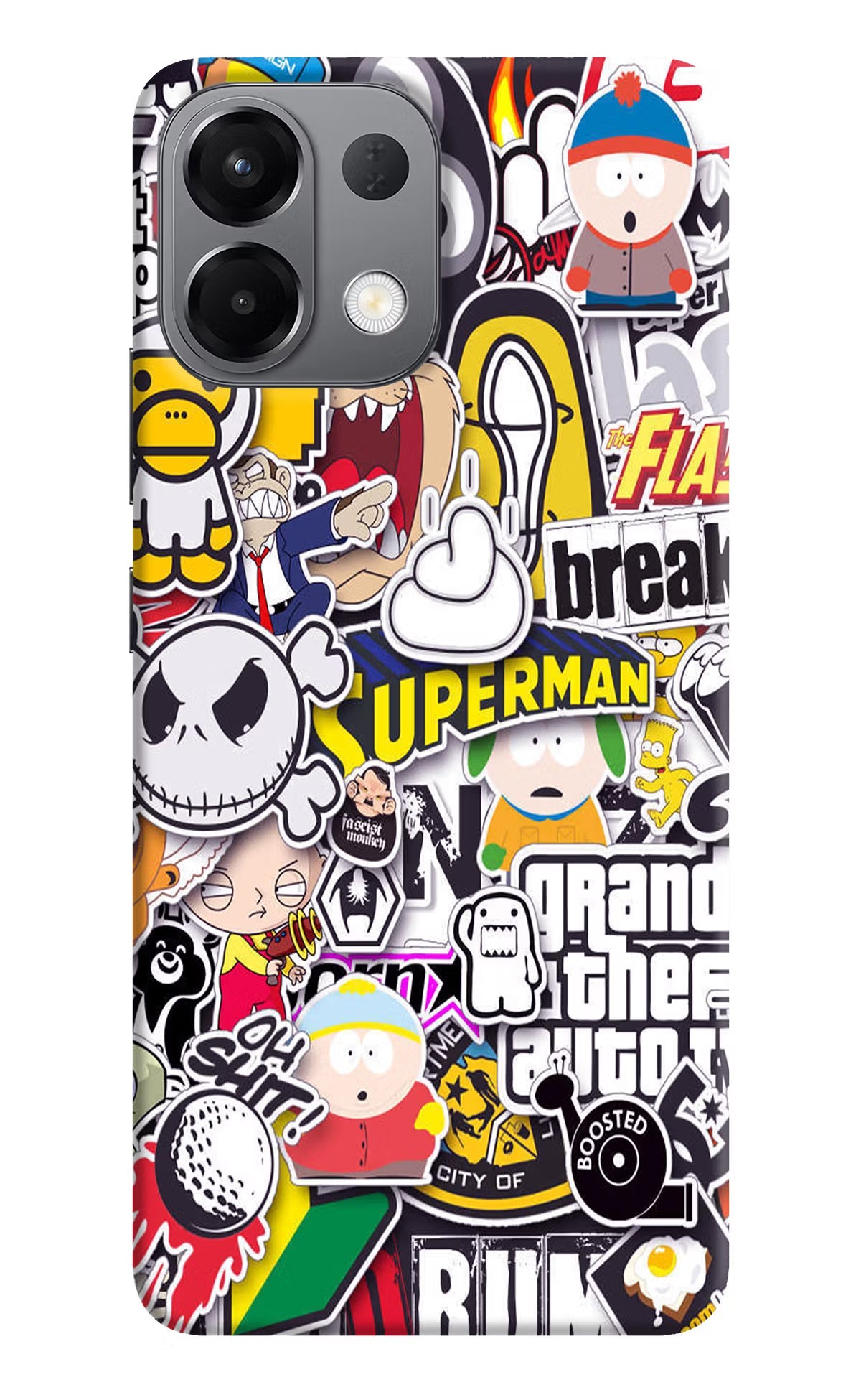 Sticker Bomb Oppo K13 5G Back Cover